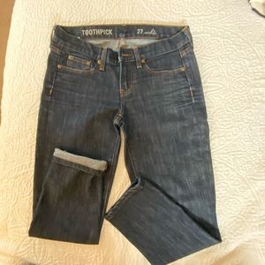 J.Crew Toothpick Ankle Jeans